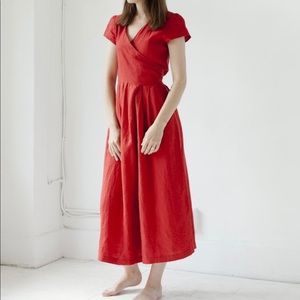Sugar Candy Mountain Red Jumpsuit